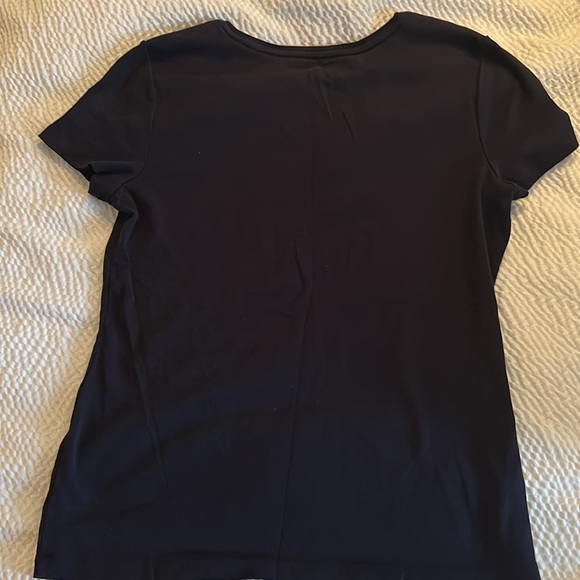 Talbots “The Talbots Tee”. Navy blue. Round crew neck. Size Med. Gent used - Picture 4 of 5